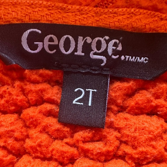 George Boys Sherpa Lined Camo Zip Hoodie 2T - Picture 5 of 6